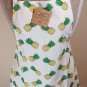 Pineapples Cotton Kitchen Chef's Apron Print Fruit Pattern Baker Fashion 19 x 30