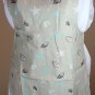 Sea Shell  Cotton Print Kitchen Chef's Apron Seashell Fashion BBQ Baking Cooking