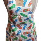 Flip Flops Cotton Kitchen Chef's Apron Sandals Print Pattern Fashion Beach Theme Flip Flops Cotton Kitchen Chef's Apron Sandals Print Pattern Fashion Beach Theme