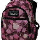 PINK  Circles Backpack School Pack Bag NEW  282SPB Hiking Hike Book Small