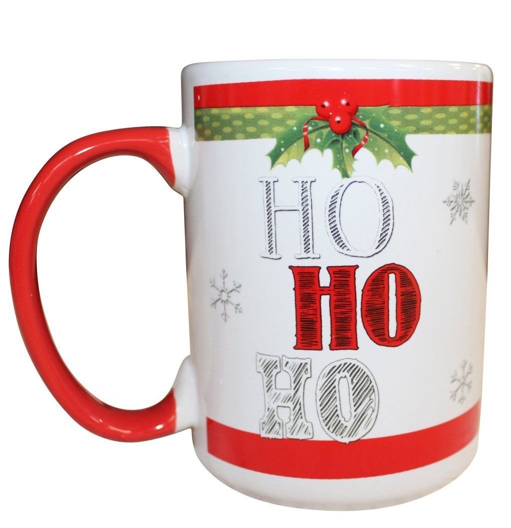 Pug Christmas Coffee Mug 15 oz E&S Pets Dog Puppy Tea Cup Holiday Gift ...