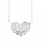 Heart Pendant Necklace Delicate Chain Made With Genuine Swarovski® Crystals Heart Pendant Necklace Delicate Chain Made With Genuine Swarovski® Crystals