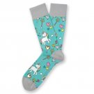 UNICORN Fun Novelty Socks Two Left Feet Size Med/Large Dress SOX Casual Mythical UNICORN Fun Novelty Socks Two Left Feet Size Med/Large Dress SOX Casual Mythical