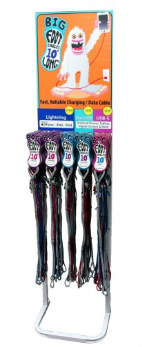 10 Ft Micro USB Charging Cable Heavy Duty Tangle Free Charge & Sync Cord Android
