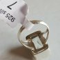 GREEN AMETHYST 925 Fine Sterling Silver Ring Size 7 Genuine Stone Prasiolite