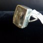 GREEN AMETHYST 925 Fine Sterling Silver Ring Size 7 Genuine Stone Prasiolite