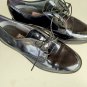 Capps Air Lite Footwear Dress Shoe Oxford Gloss Black  Womens Patent Leather
