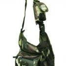 Green CAMO Messenger Sling Bag Backpack Purse Small Utility Shoulder Camouflage