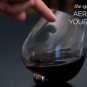 Aura Glass Unique No Spill Aerating Glass for Wine Spirits w/ Coasters Rose Gold