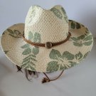 Cowboy Cowgirl Hat Garden Green Flowers Leaves Rodeo Western One Size Sun West Cowboy Cowgirl Hat Garden Green Flowers Leaves Rodeo Western One Size Sun West