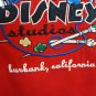 Disney Store Ink & Paint Dept Burbank Button Shirt Med Button Embroided Mickey