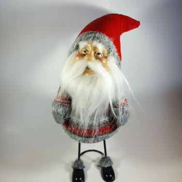 Santa Claus Gnome Large Stuffed Plush Christmas Standing XMAS Holiday Tomte Legs