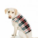 White Tartan Plaid  Dog Sweater Chilly Dog Hand Knit Wool XXS-XXXL Puppy Warm