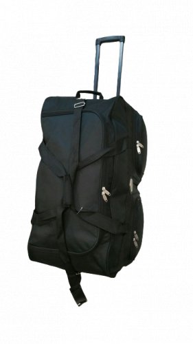 Large  30" Rolling Wheeled Duffel Bag Luggage Wheels Duffelbag Suitcase New SW85