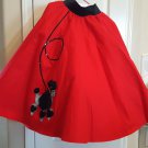Hip Hop 50s Style Womens 2 pc Poodle Skirt Outfit Halloween or Dance Costume Set Hip Hop 50s Style Womens 2 pc Poodle Skirt Outfit Halloween or Dance Costume Set