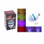 Full Color LED RGB Rotating Party Light Bulb w/ Wall Outlet Adapter Socket Disco