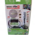 Magic Stick TV HDTV Antenna Signal Booster MS-45 AMP Indoor Outdoor With Coax Magic Stick TV HDTV Antenna Signal Booster MS-45 AMP Indoor Outdoor With Coax
