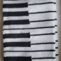 Piano Keys Socks Knee High Novelty Dress Casual SOX Foozys 2 Pair 9-11 Music
