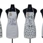 Vintage Saying Printed Apron Adult Kitchen Cooking 4 Designs 19 x 30