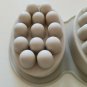 Soap Mold 4 Cavity 3D Handmade Silicone Massage Therapy Bar Making Chocolate