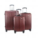Luggage 3 Piece Set 360 Dual Spinning Spinner Hardshell Lock 20" 24" 28" Brown Luggage 3 Piece Set 360 Dual Spinning Spinner Hardshell Lock 20" 24" 28" Brown