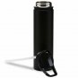 SIC 27 oz Tuff Black Stainless Steel Vacuum Insulated Carabiner Lid Flip Straw