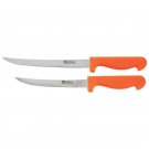 2 PC Wild Fish Fillet Knife Set Kitchen Stainless Steel Blades 2 Knives 6 & 7.25