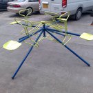 4 Seat Twirl Go Round Ultra Adult Whirly Bird Merry-Go-Round Outdoor Ride On Toy