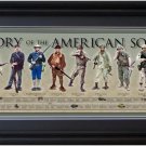 History American Soldier Framed Print Poster 36x11.75 Grooved Frame Molding 2" History American Soldier Framed Print Poster 36x11.75 Grooved Frame Molding 2"