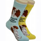 CAVALIER KING CHARLES Dog Socks Novelty Casual Puppy Pet Foozys 2 Pair 9-11