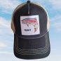 TROUT Hat Crazy Trucker Baseball Cap Mesh Panel Adjustable One Size Snap Back