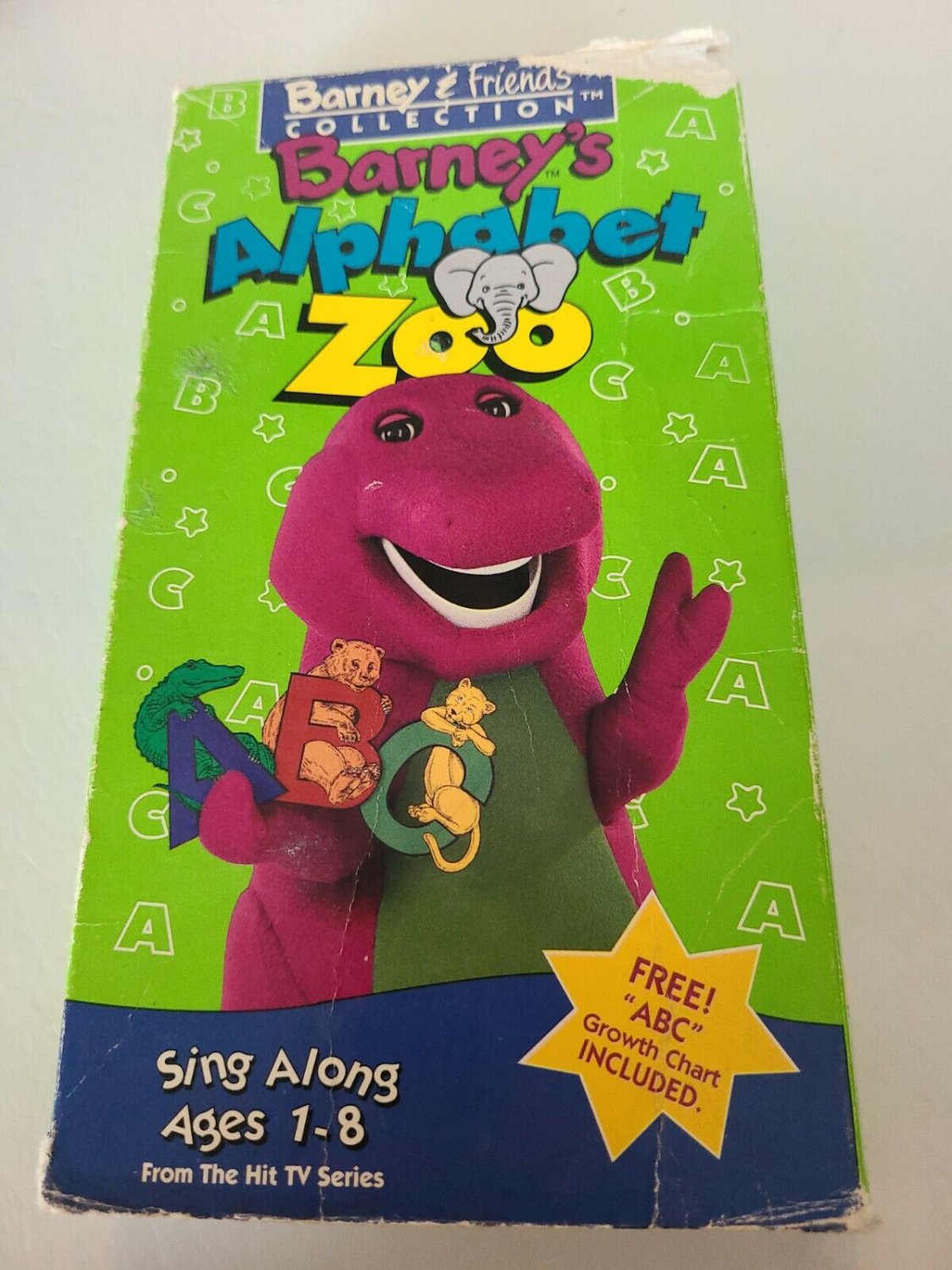 Barney - Barney's Alphabet Zoo Sing Along TV Series VHS Video Collection