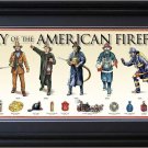 History of American Firefighter Framed Print 36 x 11.75 Grooved Frame Molding 2" History of American Firefighter Framed Print 36 x 11.75 Grooved Frame Molding 2"