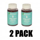 2 - Pack Prevent Elderberry with Zinc & Vitamin C Gummies Cold Flu Immune System