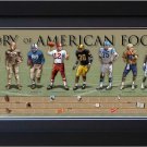 History of American Football Framed Print Poster 36x11.75 Flat Frame Molding 2" History of American Football Framed Print Poster 36x11.75 Flat Frame Molding 2"