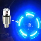 4x Car Auto Wheel Tire Air Valve Stem LED Light Cap Cover Accessory Blue Color