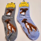 Boxer Dog Socks Fun Novelty Dress Casual Unisex SOX Puppy Pet Foozys 2 Pair NEW Boxer Dog Socks Fun Novelty Dress Casual Unisex SOX Puppy Pet Foozys 2 Pair NEW