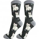 Westie Socks Full Body Fun Novelty Dress Casual Unisex SOX Unisex Puppy Pet New Westie Socks Full Body Fun Novelty Dress Casual Unisex SOX Unisex Puppy Pet New