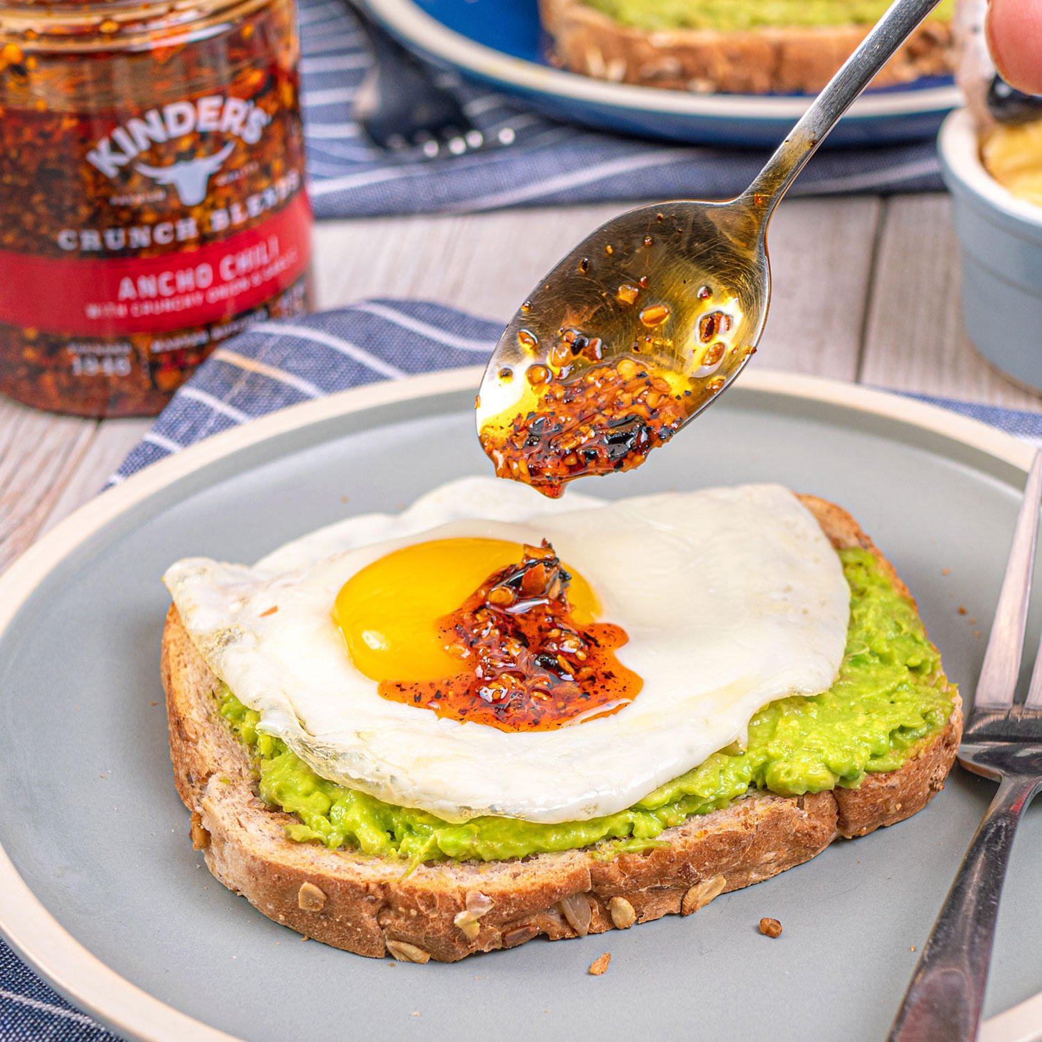 Kinder's Crunch Blends Ancho Chili Topper 12 oz Spice Seasoning W