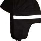 Trapper Hat Unisex Black Reflective Faux Fur Warm Winter Aviator Hunting Trapper Hat Unisex Black Reflective Faux Fur Warm Winter Aviator Hunting