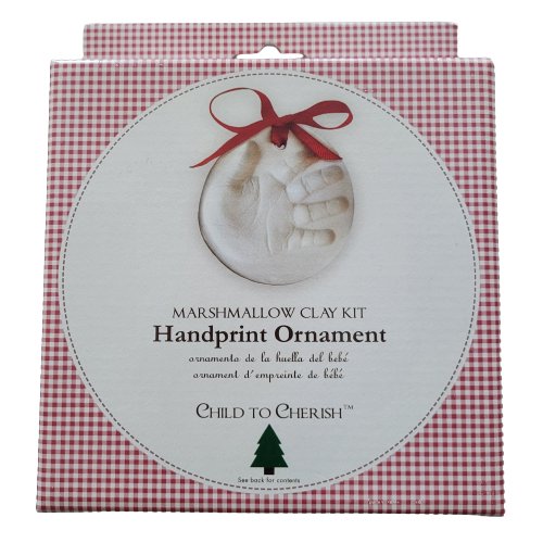 Child to Cherish Marshmallow Clay Handprint Christmas Ornament Kit