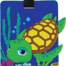 Luggage Tag Sea Turtle Identification Label Suitcase Backpack ID Travel Charm Luggage Tag Sea Turtle Identification Label Suitcase Backpack ID Travel Charm