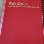 Babysitters Instructions Pad In Red Vinyl Cover 1971 Arden Park Publishers VTG