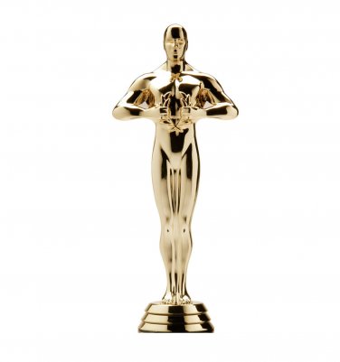 Trophy Award Lifesize Standup Standee Cardboard  CutOut Prop  Party Large Oscar