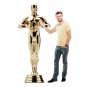 Trophy Award Lifesize Standup Standee Cardboard  CutOut Prop  Party Large Oscar