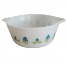 VTG 1959 PYREX 472 Casserole Dish Green Blue Leaf Pattern Hard To Find 1.5 Pint VTG 1959 PYREX 472 Casserole Dish Green Blue Leaf Pattern Hard To Find 1.5 Pint