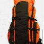 ORANGE Extra Large Backpack Camping 4300 CI Hiking Pack Hunting Safety Hunt Camp