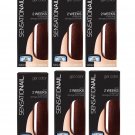 6 - Sensationail by Nailene Gel Polish Color 71595 Espresso Bean Lot of 6 Gloss