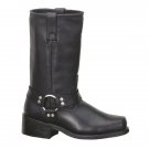 Mens HARNESS BOOT Leather Riding Motorcycle Biker Boots Medium / Wide Black 1442 Mens HARNESS BOOT Leather Riding Motorcycle Biker Boots Medium / Wide Black 1442