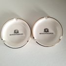 2 -Vintage Benson & Hedges Ceramic Round Ashtray British Cigarette Brand Logo 4" 2 -Vintage Benson & Hedges Ceramic Round Ashtray British Cigarette Brand Logo 4"